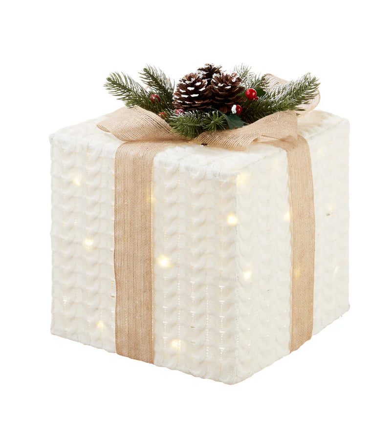 Caixa de presente Iluminada de Tecido