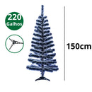 Arvore Natal Grande Pinheiro Decoração Natal 120cm 150cm 180cm 210cm Até 450Galhos