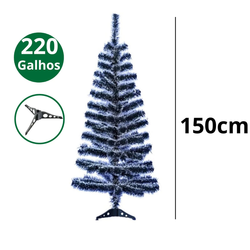 Arvore Natal Grande Pinheiro Decoração Natal 120cm 150cm 180cm 210cm Até 450Galhos
