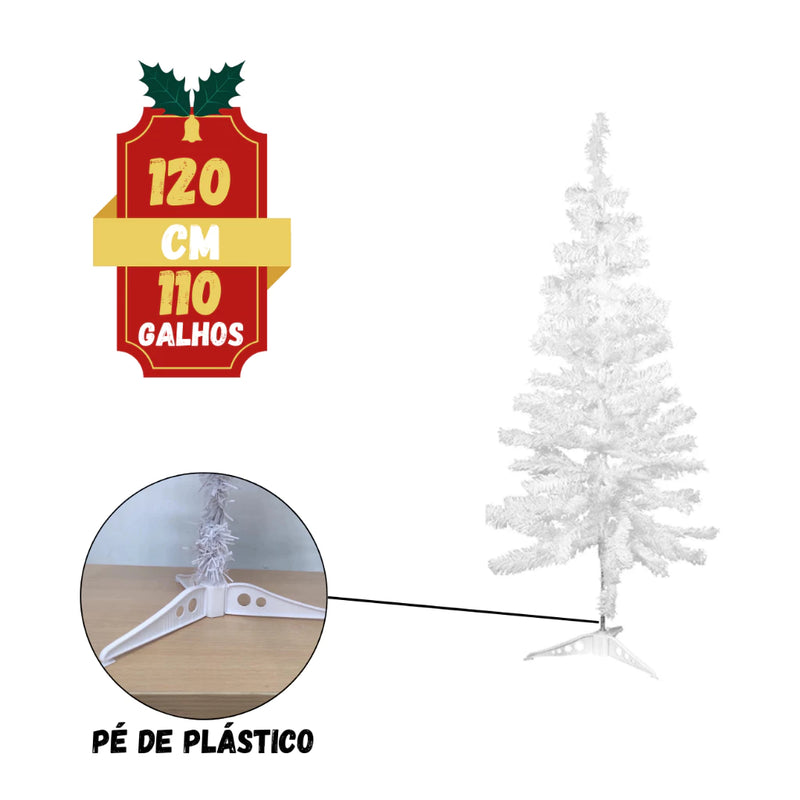 Arvore Natal Grande Pinheiro Decoração Natal 120cm 150cm 180cm 210cm Até 450Galhos