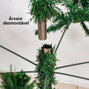 Arvore Natal Grande Pinheiro Decoração Natal 120cm 150cm 180cm 210cm Até 450Galhos