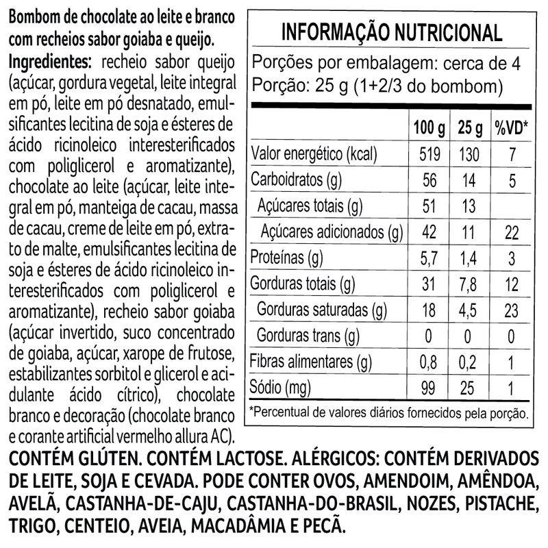 Caixa de Bombons Angel Sortidos Porta-Joias 185g