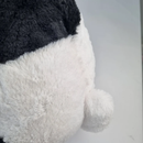 Urso Panda de Pelúcia 67 cm - Com Laço Preto com Bolinhas Brancas