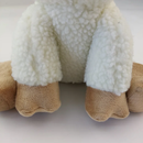 Ovelha de Pelúcia 25 cm - M Decoração Quarto Bebê Bege