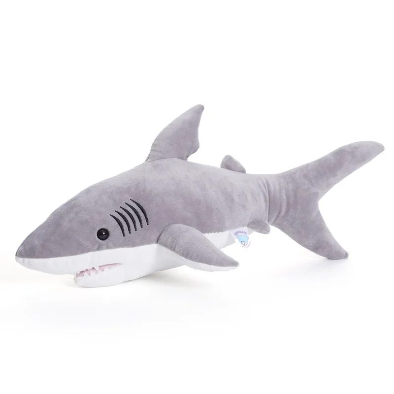 Tubarão de Pelúcia 56 cm - Abel Cinza
