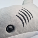 Tubarão de Pelúcia 56 cm - Abel Cinza