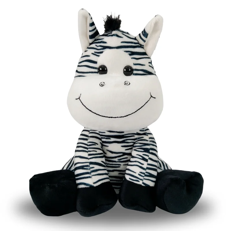 Zebra Pelúcia 25 cm - M Decoração Quarto Bebê