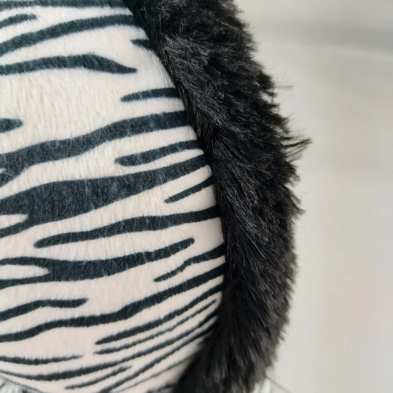 Zebra Pelúcia 25 cm - M Decoração Quarto Bebê