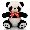 Urso Panda de Pelúcia 50 cm Sentado - Cuper Preto