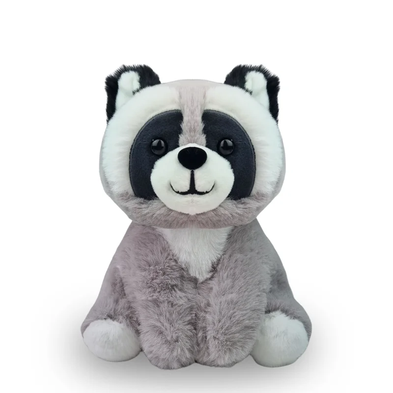 Guaxinim de Pelúcia 20 cm - Coleção Bosque Cinza