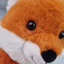 Raposa de Pelúcia 20 cm - Coleção Bosque Laranja