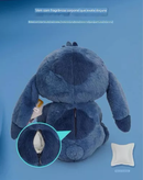 Urso De Pelúcia Stitch Encantador Antialergico Macio Cor Azul